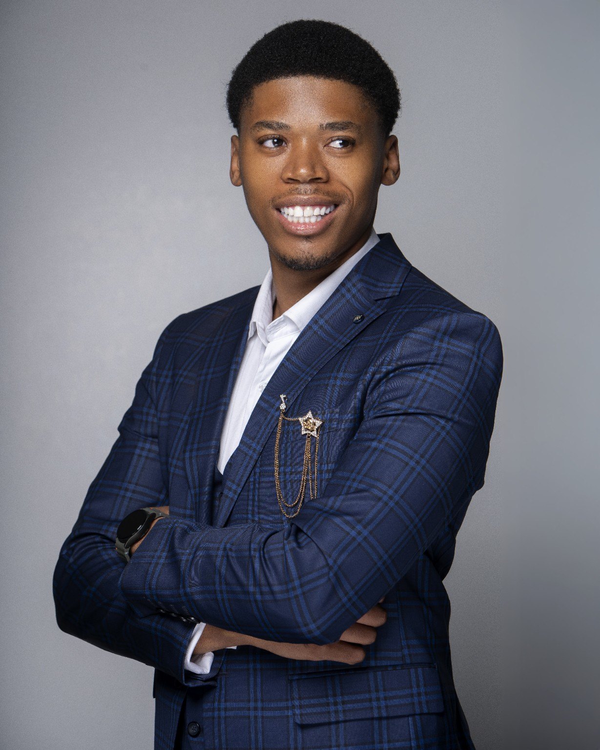 Dr. Kamo Tjelele in professional attire